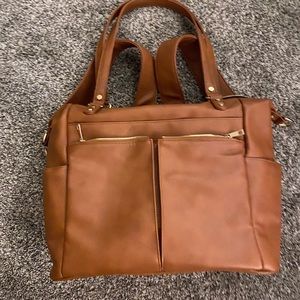 Diaper Bag Tote Leather Diaper Bag Backpack